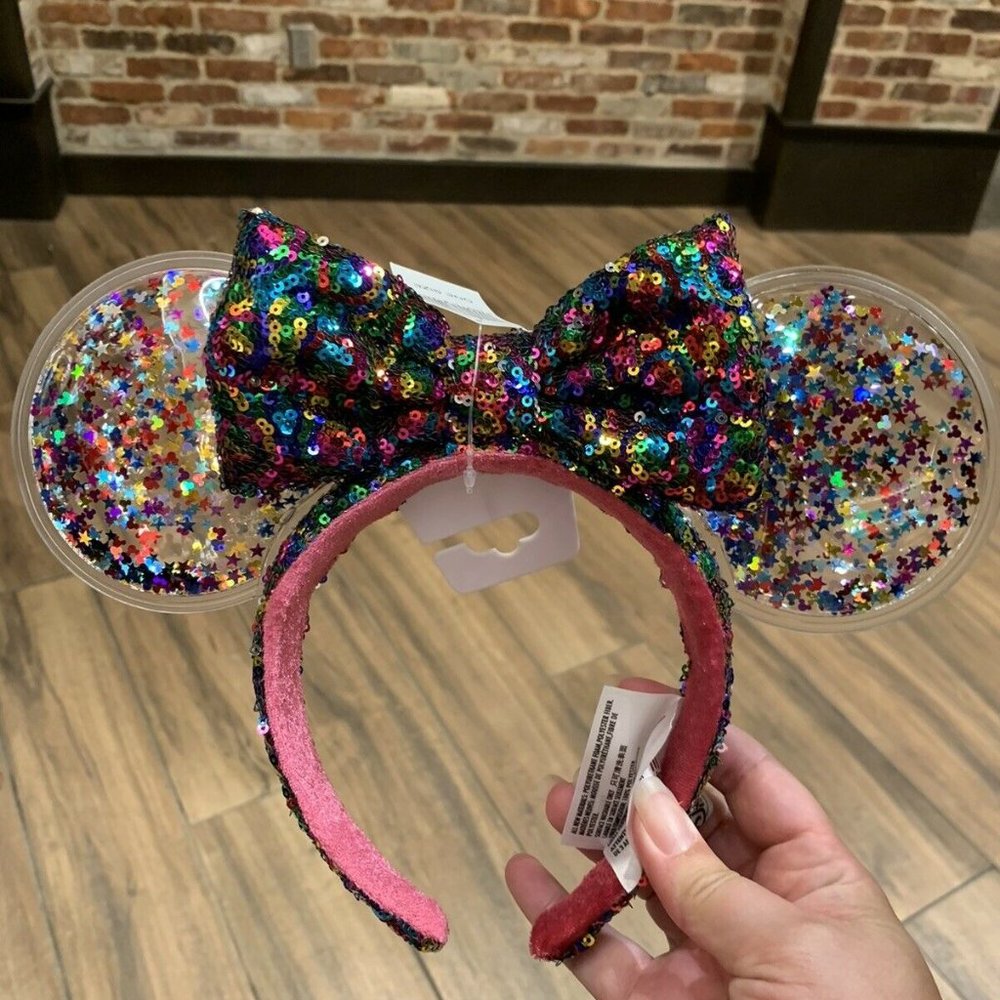 Disney Minnie Ears Confetti Headband Sequin